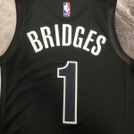 Maillot de Basket #1 Bridges Brooklyn Nets 22-23 statement Noir